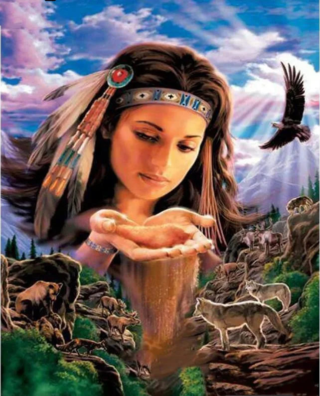 5D алмазная картина для женщин необработанная вышивка крестом сделай сам