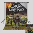 Парк и мир Юрского периода Динозавр тематический фон для фотографирования в студии фон для фотосъемки с изображением маленьких День Рождения Украшения Опора