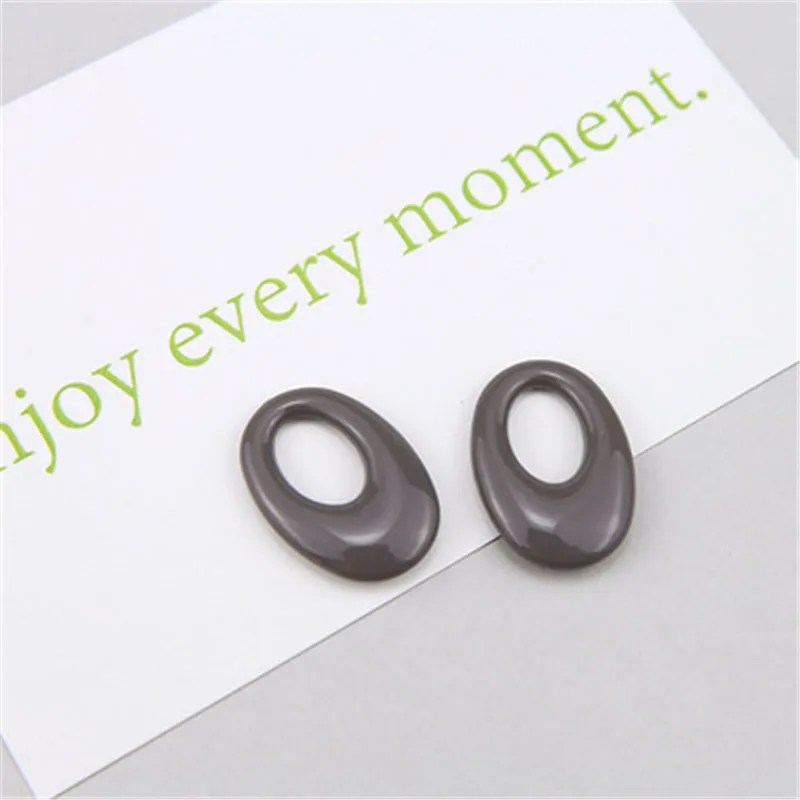 10 шт. Новинка хит продаж Модные Ретро Простые полые овальные серьги с подвеской