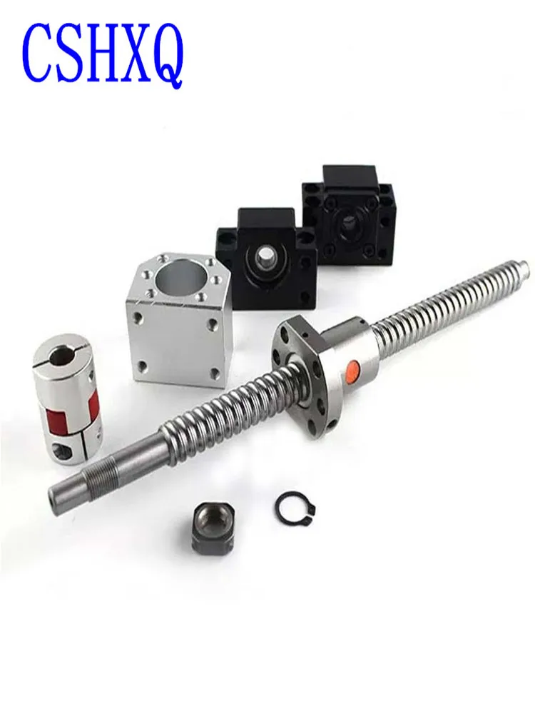 

Ball Screw SFU1605 Ball Screw Length-1200mm with BK12BF12 + Nut SFU1605+ Nut Housing+ Supporter for CNC Machine