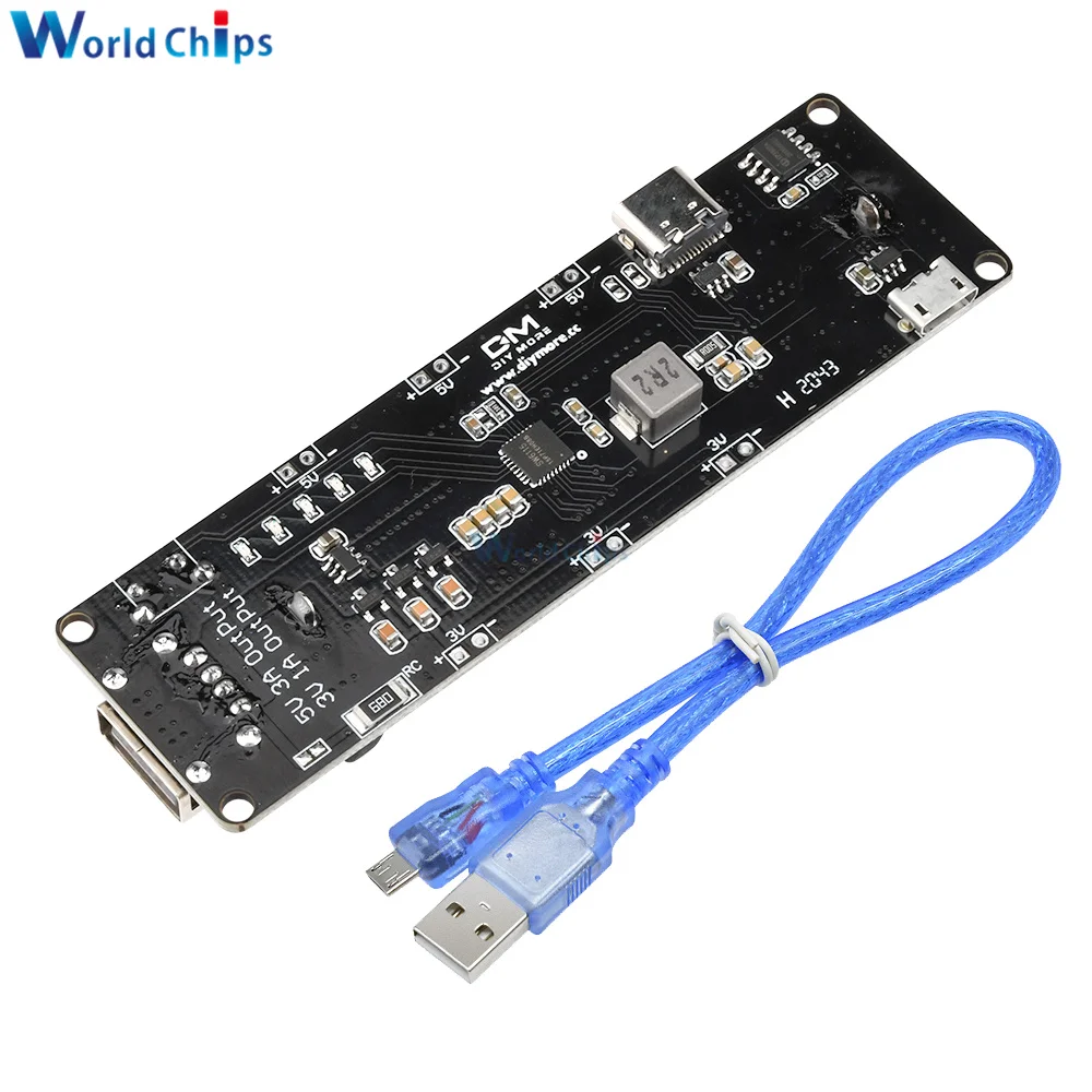 ESP32 ESP32S для Wemos Raspberry Pi 18650 Защита аккумулятора V3 Micro USB порт Type-A 0.5A Arduino Diy Kit |