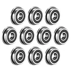 Подшипник F695 2RS, 5*13*4 мм (10 шт.), фланцевый Миниатюрный фланцевый флуоресцентный подшипник F695  F695RS для 3D-принтера VORON Mobius 23