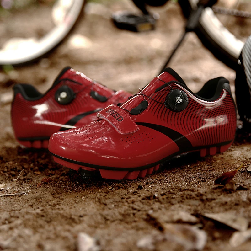 Кроссовки мужские для горного велосипеда самоблокирующиеся сверхлегкие уличные