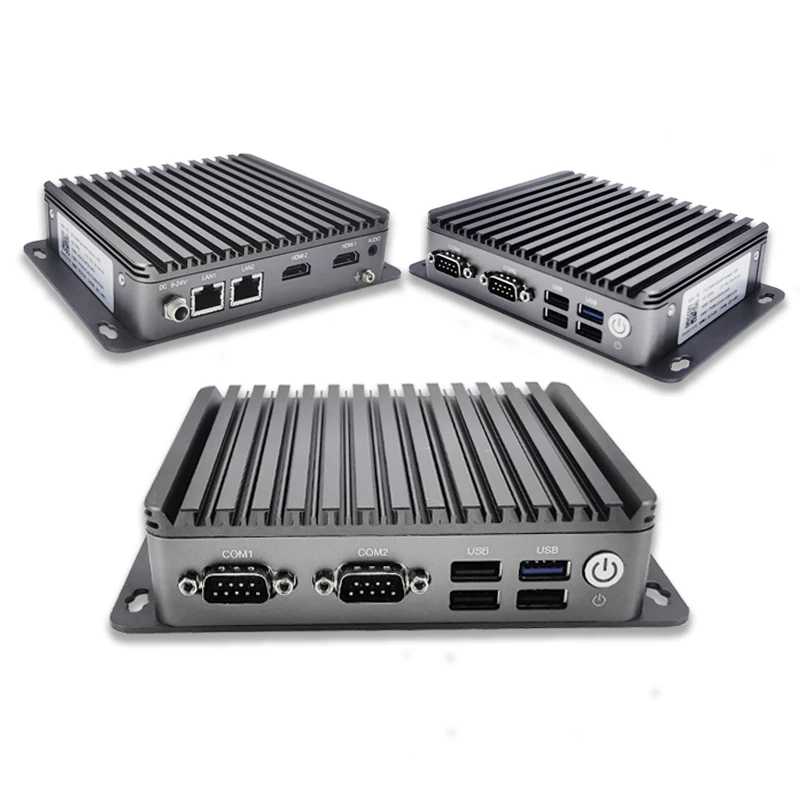Factory Price Oem Iot Edge Gateway Fanless Rugged 4105U J1900 I3 I5 I7 X86 Industrial Computer Din Rail Embedded Mini Pc | Компьютеры и