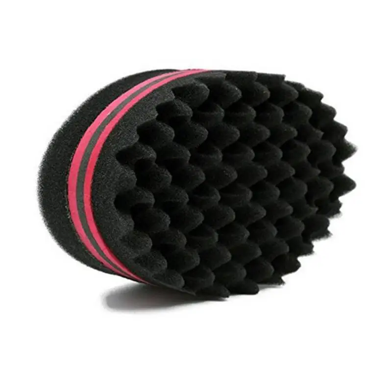 1 шт. овальная Губка Кисть для кудрявых волос двойного назначения завиток