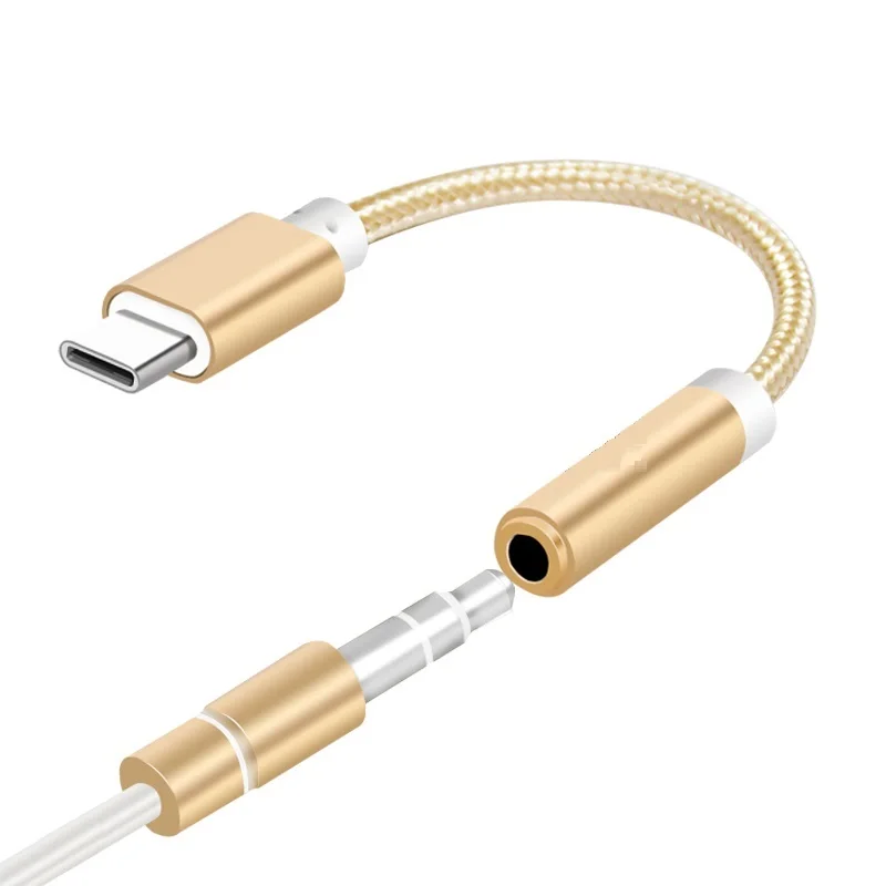 Кабель с разъемом для наушников типа c на 3 5 мм AUX USB C Huawei V30 P30 pro Xiaomi Mi 9 Oneplus 7T аудио