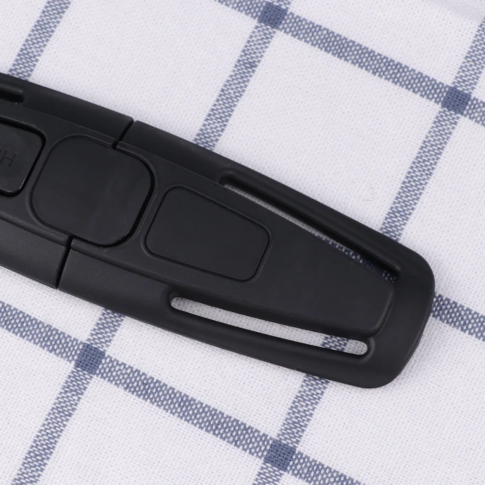 

Car Safety Seat Strap Belt Harness Chest Clip Safe Buckle for Baby (Black)