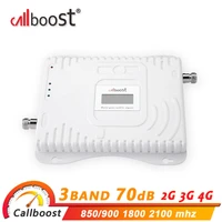 callboost gsm 2g 3g 4g cell phone booster tri band mobile signal amplifier lte cellular repeater gsm dcs wcdma 900 1800 2100 mhz