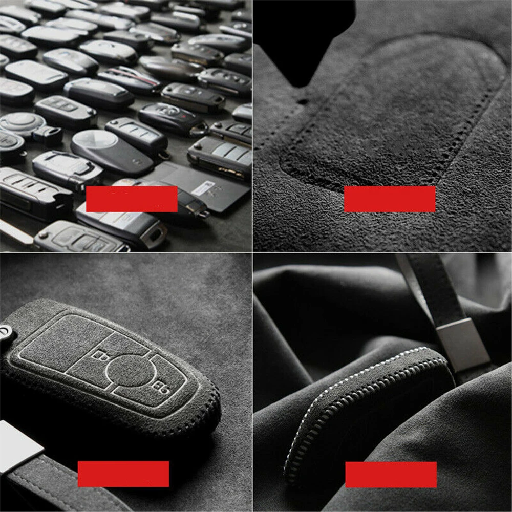 Автомобильный пульт дистанционного управления из замши чехол для брелка с