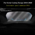 Для Geely Coolray Escape 2018-2020, мембрана для автомобильной внутренней приборной панели, ЖК-экран, защитная пленка TPU, защита от царапин