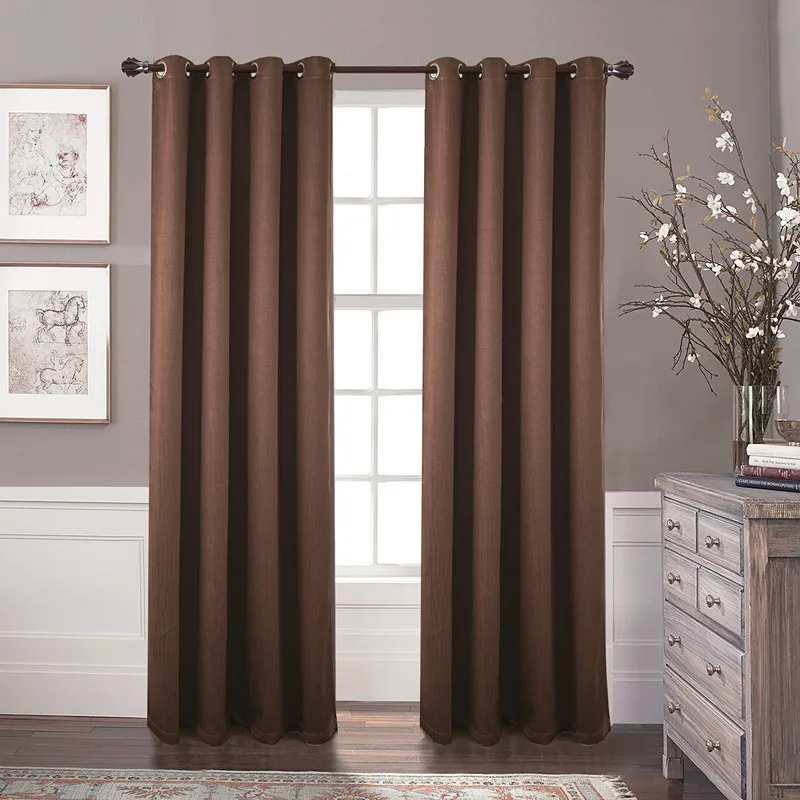 GYC2278 Gyrohome 1PC Blackout Curtain Diandiao Solid Color &quotCustomised&quot Window Linen LivingRoom Dec