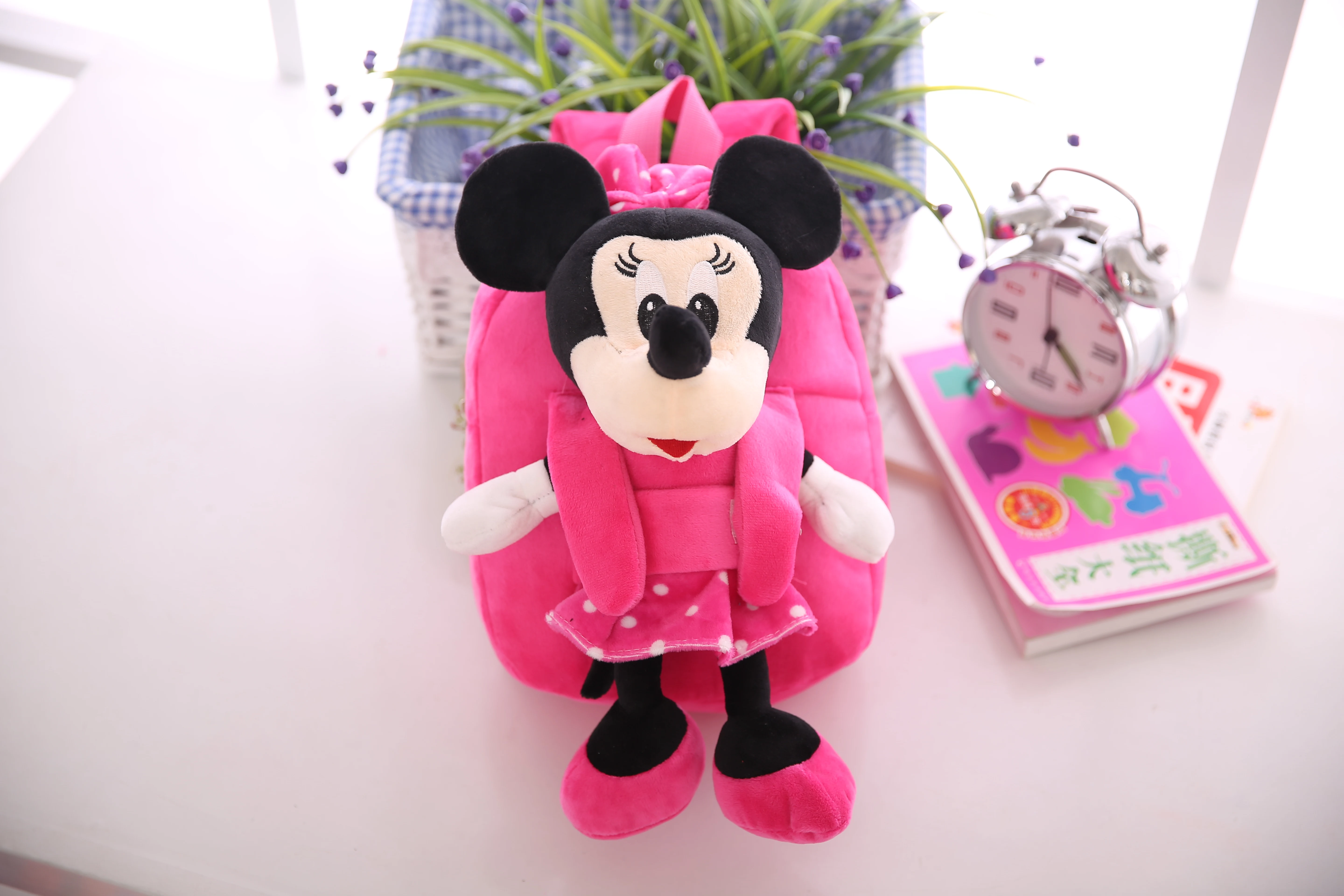 Мини Микки рюкзаки в форме мышки с рисунком из мультфильмов Минни Маус и плюшевые