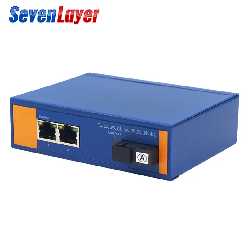 Промышленный сетевой коммутатор Ethernet 10/100/1000 м усилитель сигнала на din-рейке