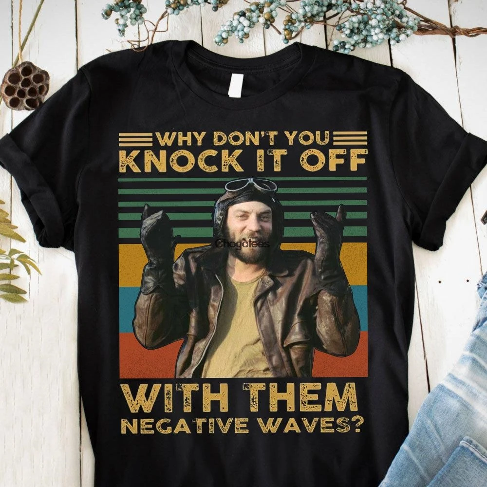 Oddball почему вы не удаляете его с ними отрицательные волны Винтажная Футболка (1) |