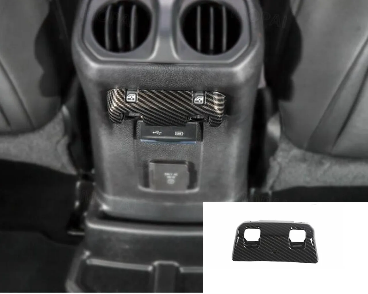 1 шт. внутренсветильник передняя лампа для чтения из углеродного волокна Jeep Wrangler