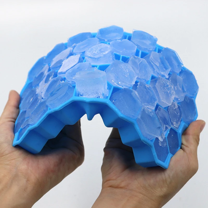 Домашний холодильник лоток для льда кухонный силиконовый шестигранный поднос