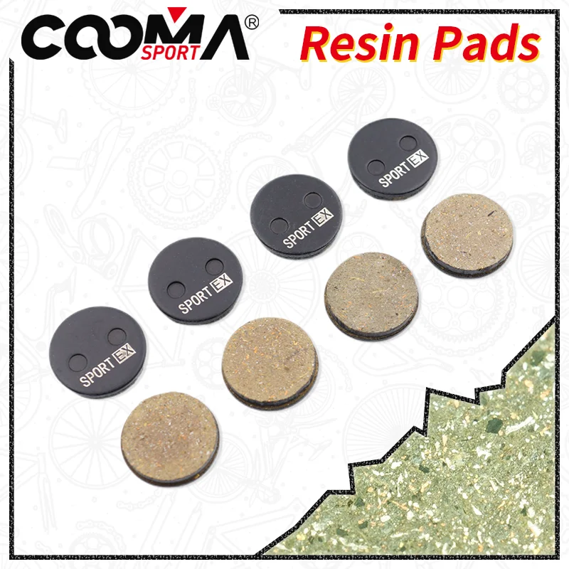 Bicycle Disc Brake Pads for Aons Caliper, Diameter is 21.5mm