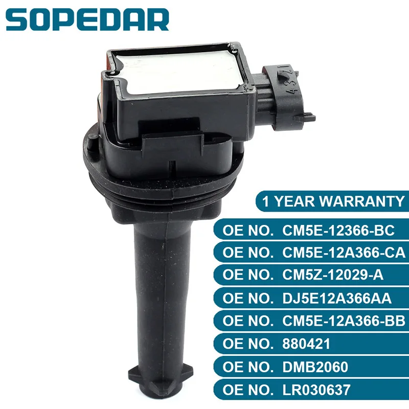

Катушка зажигания sopestar 0221604008 0221604010 9125601 30713416 307134160 для Volvo C70 S70 S80 V70 XC70 XC90 2.0L 2,3 2,4 2,5