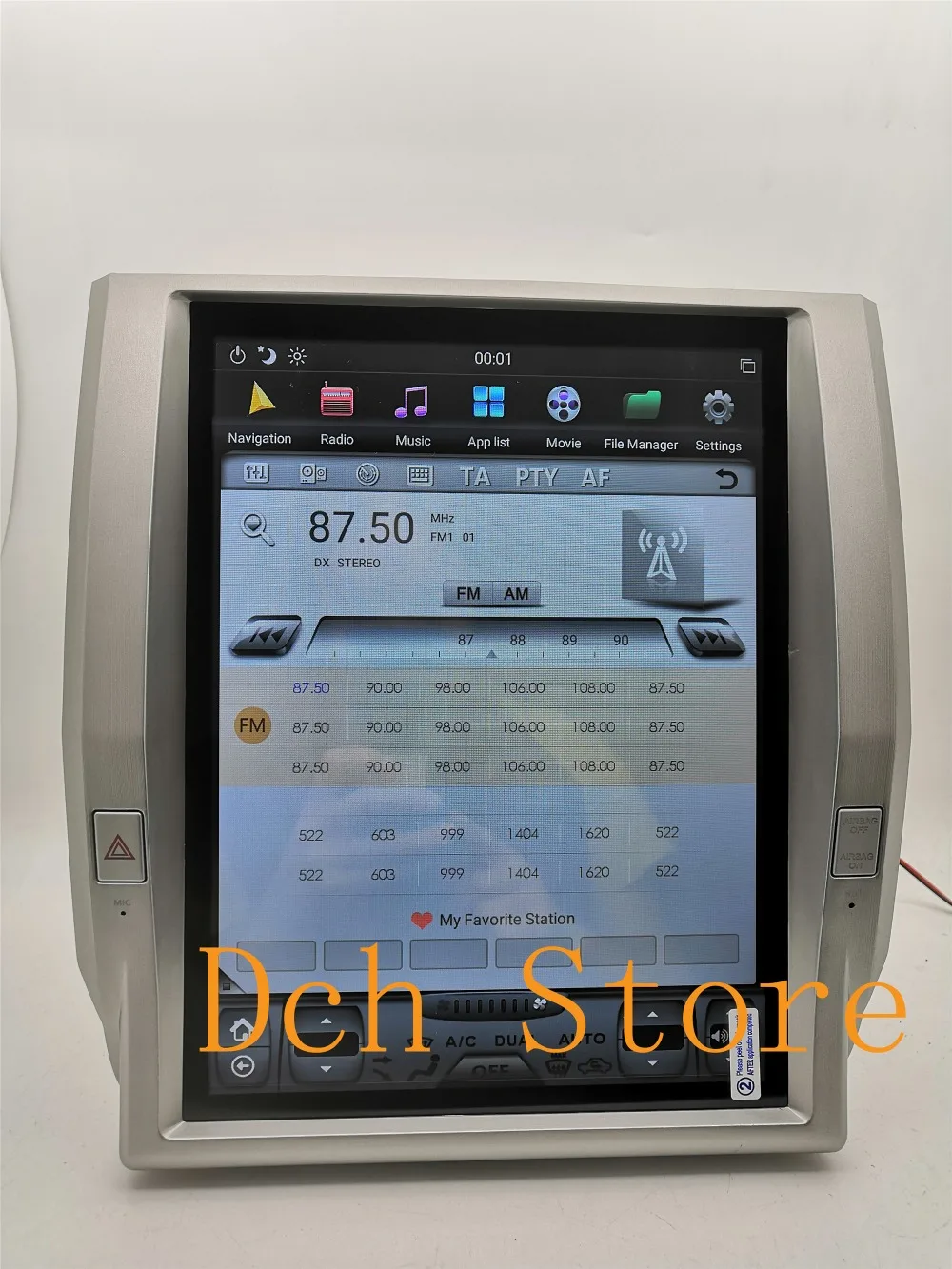 12,1 ''вертикальный tesla стиль Android 8,1 автомобильный dvd-плеер gps навигация для toyota tundra 2011- год Радио PX6 ips стерео