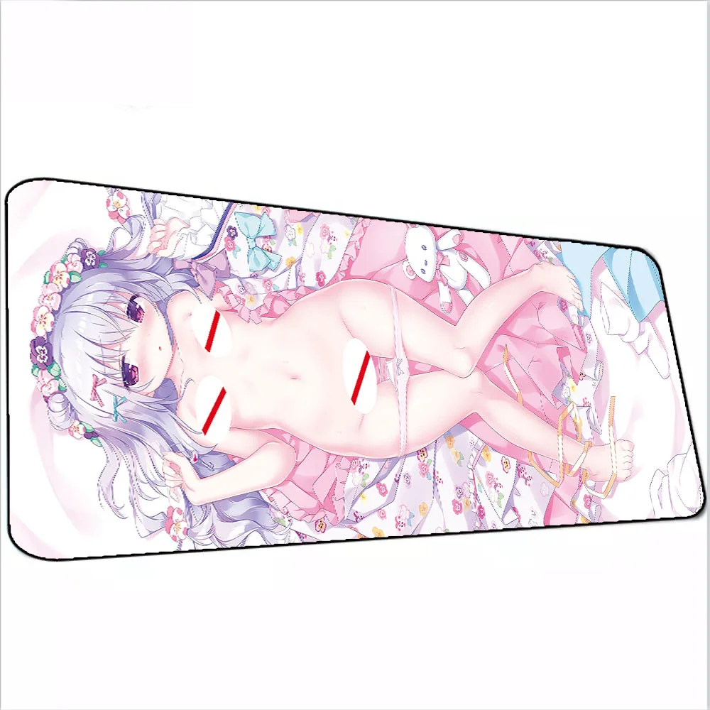 hot sexy girl anime mouse pad large mouse pad xxl rubber pc laptop gamer speed mouse pad seaming keyboard mat sexy gaming desk free global shipping