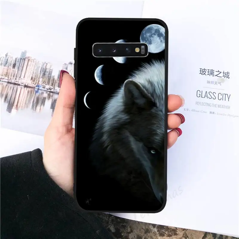 

angry Animal wolf Face Phone Case For Samsung galaxy S 8 9 10 20 21 30 A 30 50 51 70 note 10 plus Ultra 5g