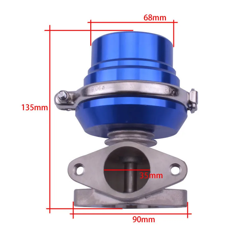 Высокопроизводительный 35 мм отходной турбо внешнее давление 3 6 Psi пружина