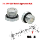 Сливная заглушка передней коробки передач M18 * 1,5 2203738 2203739 для Polaris Sportsman RZR 550 570 800 850 900 Ace 1000 500 325 09-17