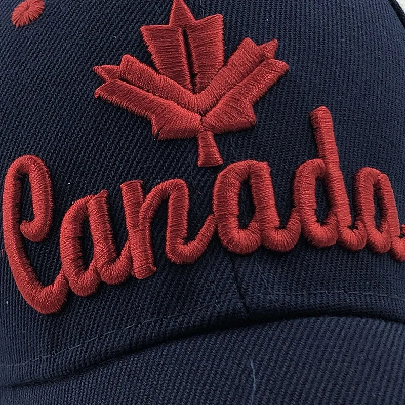 

Baseball Caps Canada Flag Adjustable Men Baseball Cap Outdoor Sports Men Women Cotton Snapback sun protection summer sun hats