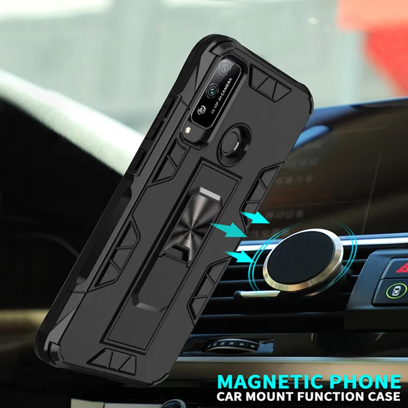 Роскошный магнитный металлический чехол для Huawei P30 P40 Y6 PRO P20 Lite противоударный Y9 Y5p