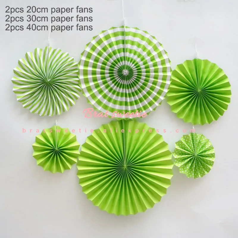 green paper fans Динозавр вечерние воздушные шары одноразовые посуда набор «С Днем Рождения» баннер динозавр тематическая вечеринка на день рождения украшения Детские принадлежности сувениры - Цвет: green paper fans