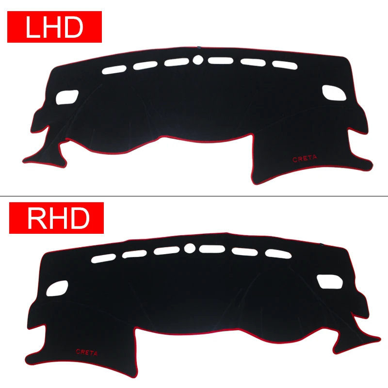 

For Hyundai Creta IX25 2015 2016 2017 2018 2019 Car Dashboard Avoid Light Pad Instrument Panel Cover Mats Carpets Accessories