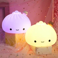 cute buns pat lights colorful soft night light bedroom holiday home decoration christmas children adult animation holiday gifts