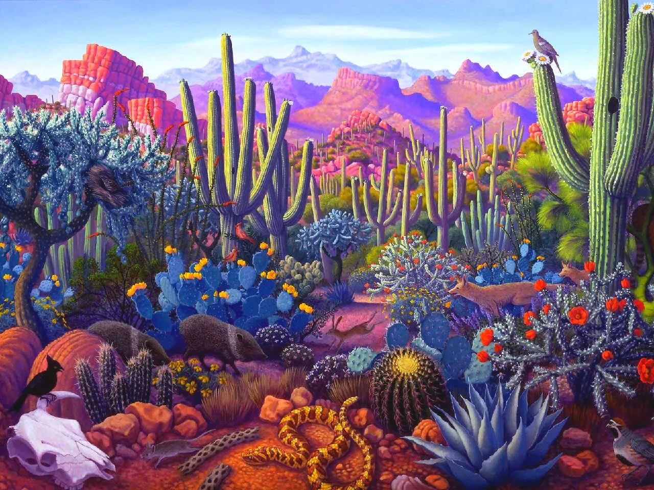 

Jmine Div 5D Cactus Desert Full Diamond Painting cross stitch kits art High Quality Plant 3D paint by diamonds