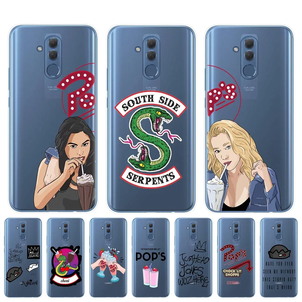 Чехол накладка из мягкого ТПУ для Huawei P30 Mate 10 20 30 Lite Pro Y9 2019|Бамперы| |