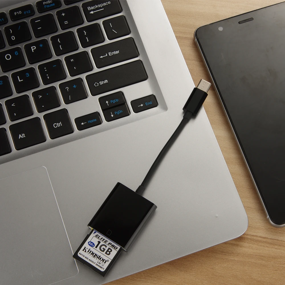 Флевер USB C Trail Game Camera Card Viewer Reader для смартфонов и планшетов MacBook Pro Type [с типом OTG) |