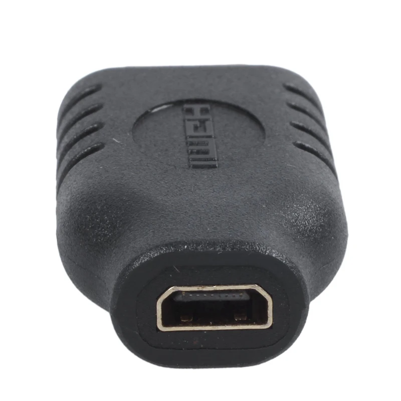 Micro HDMI Type D Female to C Mini Male F/M Adapter Black | Электроника