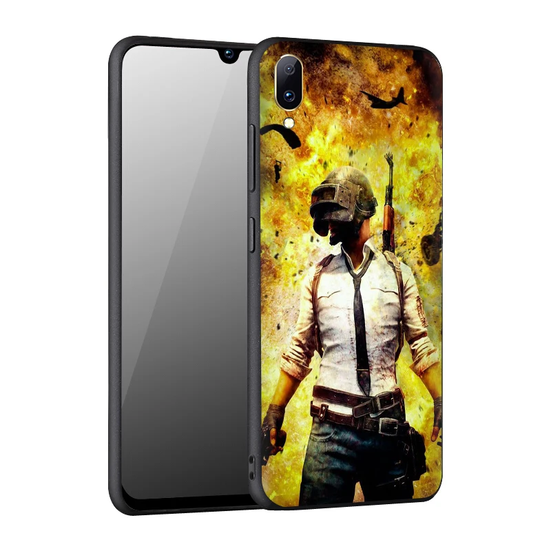 EWAU PUBG мобильный чехол для телефона из силикона Крышка для Vivo Y53 Y55s Y81s Y79 V9 V11 V15 Pro Y69 Y71 Y91C Y93 Y66 X9s Z5X