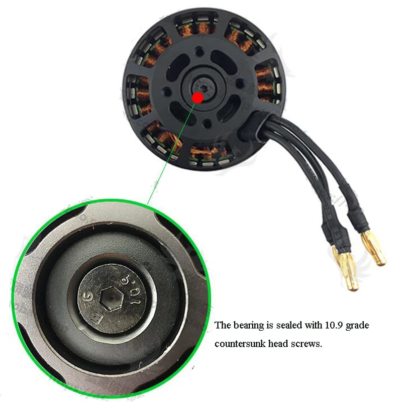 1 шт. 6215 KV170 KV330 бесщеточный двигатель Quick Release 80A ESC CW CCW водонепроницаемый Пропеллер