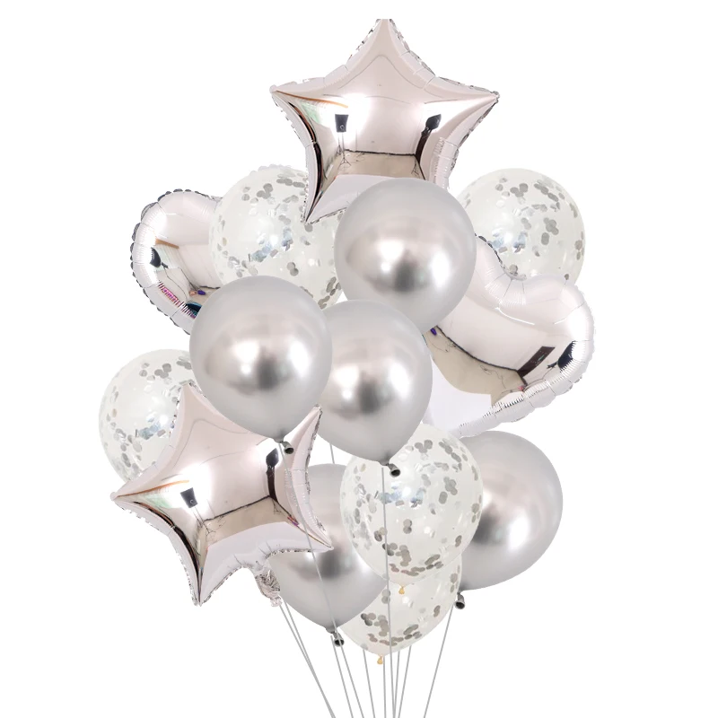 Воздушные шары в ассортименте (14 шт./комплект) | Дом и сад