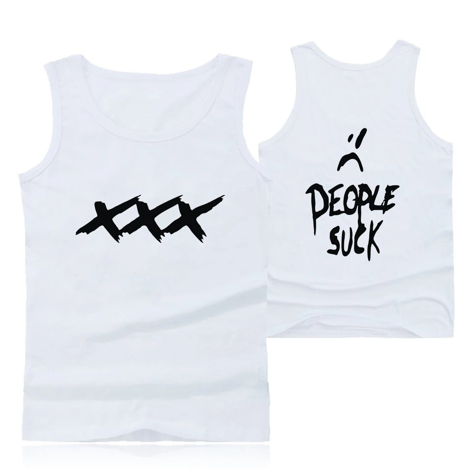 XXX люди сосать случайные мужчины/женщины майка KPop без рукавов жилет бодибилдинг