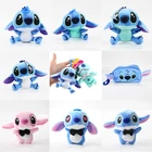 8-12 см Плюшевые брелоки из Лило и ститча, брелоки из мягкого материала, милые Подвески для рюкзака