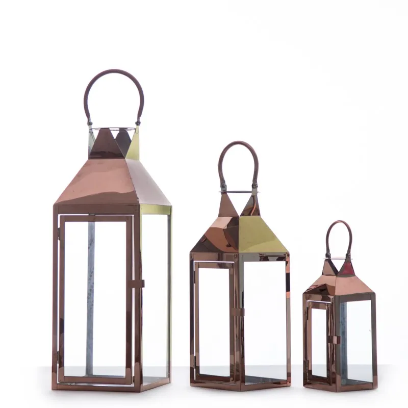 Ветрозащитный Золотой стеклянный подсвечник висящий роскошный открытый