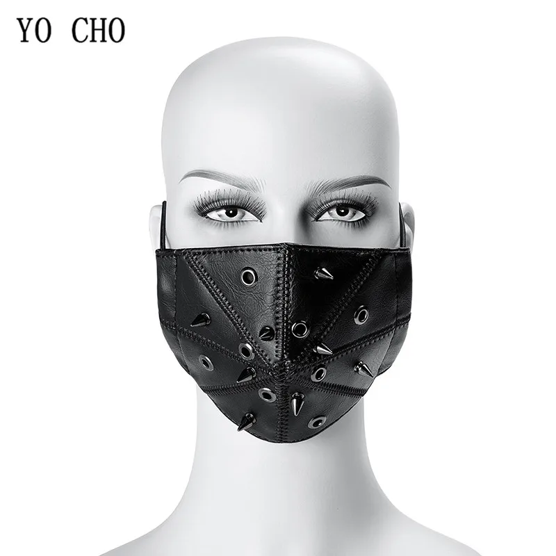 

Лидер продаж, пыленепроницаемые черные маски для вечерние YO CHO PM2.5 в стиле панк, маски для выпусквечерние вечера, сменные фильтры для отправк...