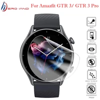 tpu hydrogel film for xiaomi amazfit gtr 3 3 pro smart watch hd clear screen protector on amazfit gts 3 gts3 film not glass