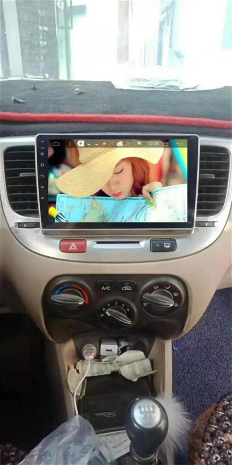 Автомобильный мультимедийный комплект Yulbro Android для Kia Rio dvd 2005 2006 2007 2008 2009 2010 радио