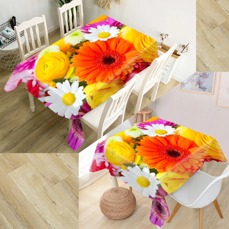 

Современная Пыленепроницаемая скатерть 3D в сельском стиле, Высококачественная скатерть с принтом леса, все для дома и кухни