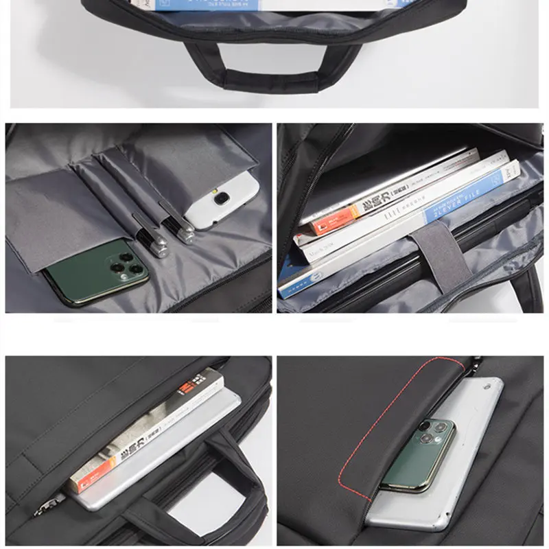 Деловой портфель для мужчин большая сумка мессенджер офиса и путешествий