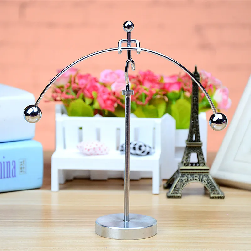 

The New One-Legged Little Iron Man Tumbler Balance Ball Hercules Weightlifting Small Ornament