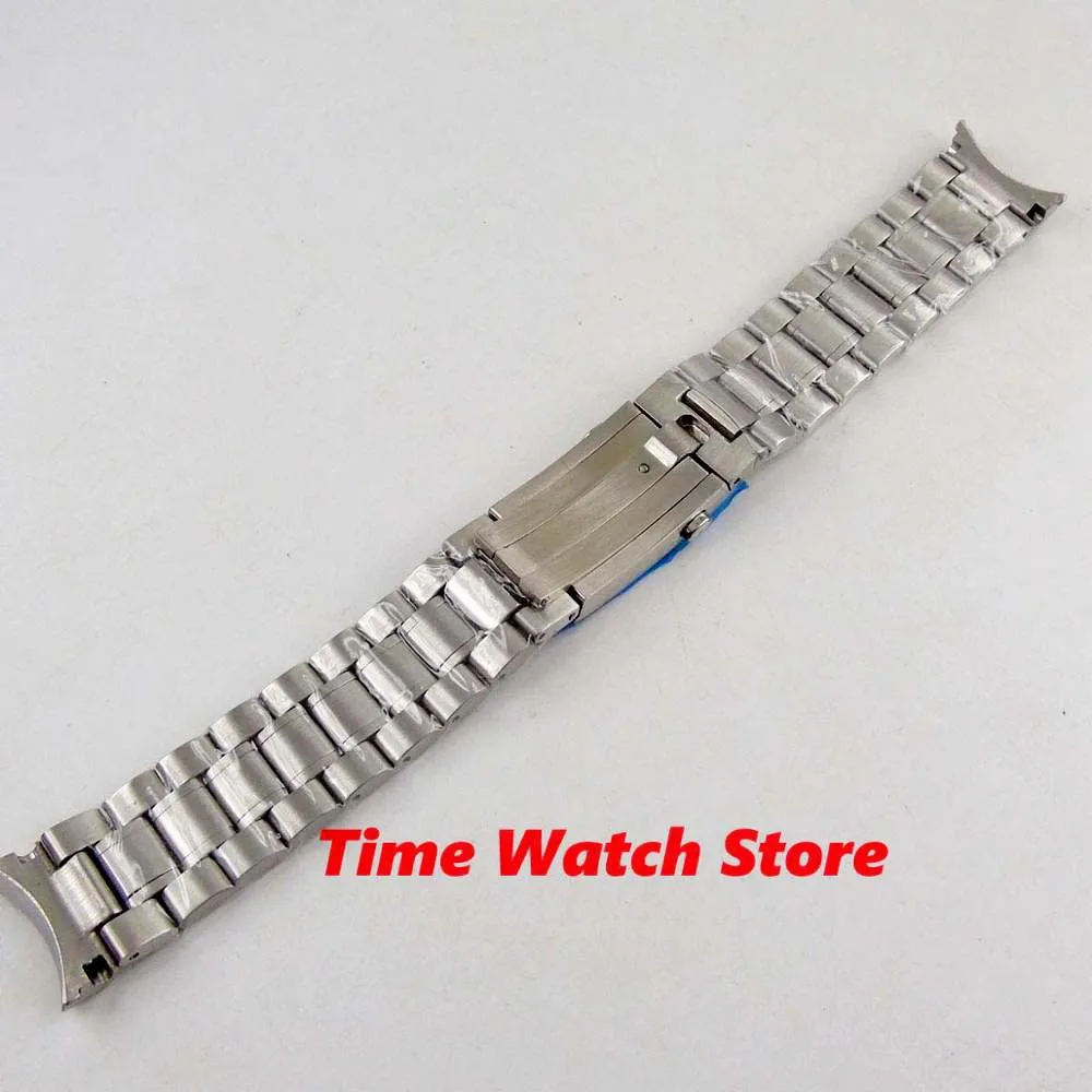 20 мм ремешок для часов 316L Нержавеющая сталь Кнопка раскладывающаяся застежка