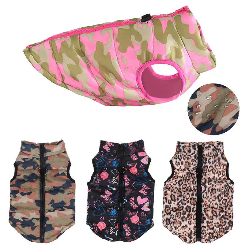 

Pet Clothes Puppy Outfit Vest Warm Dog Clothes For Small Dogs Winter Windproof Pets Dog Jacket Coat Padded Chihuahua Apparel 20